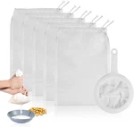 6 Pack - 200 Mesh Fine Strainer & Nut Milk Bags, Reusable Food. Fixed Price $13.26.