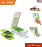 Compact & Versatile Vidalia Wizard Pro Max Onion Chopper - Green Design. Fixed Price $62.99.