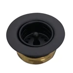 Westbrass Midget Duo Post Style Bar Sink Strainer, Matte Black, D220-62. Fixed Price $46.78.