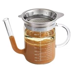 Harold Import Strainer Separator For Fat And Gravy, Wide Mouth Glass Fine Mesh. Fixed Price $56.98.