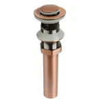 Akicon Copper Push Button Bathroom Sink Drain & Pop Up Lavatory Stopper .... Fixed Price $42.14.