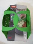 Oxo Softworks Silicone Pressure Cooker Steamer, Green. Fixed Price $14.95.