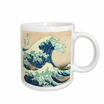 3DROSE The Great Wave Off Kanagawa By Japanese Artist Hokusai - Dramatic Blue. Fixed Price $17.99.