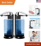 Automatic Soap Dispenser 17OZ Chrome Touchless Battery Operated With Volume C.... Fixed Price $109.97.