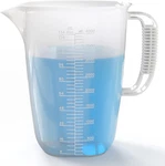 Gallon Measuring Pitcher-convenient Conversion CHART,134OZ Extra Large Plastic. Fixed Price $44.08.