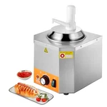Vevor 2.4L Electric Cheese Dispenser With Pump Hot Fudge Warmer 86 -230. Fixed Price $139.90.