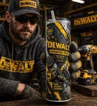 Dewalt 20OZ Tumbler Cup W/ Lid & Straw Insulated Stainless Steel Handyman Tools. Fixed Price $18.95.