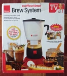 Ronco Coffeetime-cold System Brewer-new In Box-with Recipe Book. Fixed Price $14.74.