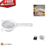 Classic 3-INCH White Mesh Strainer Durable Stainless Steel For Rust-free Use. Fixed Price $11.24.