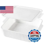Dizada Casserole For Oven With Lid, 10'' Square Baking Dish, 2-IN-1 Ceramic. Fixed Price $71.89.