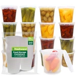 Food Storage Containers Oz 240 Set Plastic Deli Leakproof Freshware Lids Soup. Fixed Price $89.99.