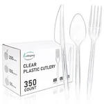 Ecodispose 350 Count Heavy Duty Disposable Silverware, Bpa-free Plastic Cutle.... Fixed Price $29.74.