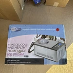 Whynter Ice Cream Maker Machine Automatic 2.1 Qt. With Built-in Compressor. Fixed Price $289.99.