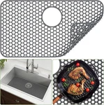 Toovem Silicone Sink Kitchen Mats With Rear Drain For. Fixed Price $19.97.