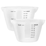 Gartful & Large Silicone XL-500ML*1+250ML*1, Clear/transparent. Fixed Price $14.76.