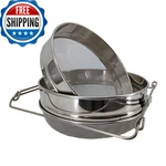 Aukbeefun Honey Strainer For 5 Gallon Bucket Stainless Steel Double Sieve. Fixed Price $43.11.