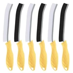 Tqrr Toilet Brush, 2 Pcs Bathroom Cleaning Scrubber, Yellow. Fixed Price $26.99.