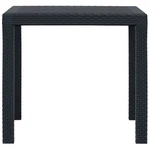 Patio Table Garden Outdoor Porch Dining With Rattan Look Plastic Vidaxl. Fixed Price $175.99.