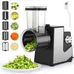 Stainless Steel Electric Cheese Grater Vegetable Fruits Chopper Shredder Slicer. Fixed Price $65.99.