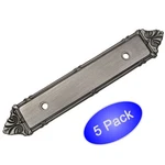 *5 Pack* Cosmas Cabinet Hardware Antique Silver Handle Pull Backplates #9466AS. Fixed Price $12.60.