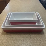 Martha Stewart 3 Piece Oven Table Stoneware Bakeware Dishes Sturdy Made. Fixed Price $55.98.