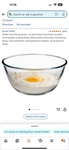Simax Borosilicate Glass Mixing/baking Bowl 2.5 For Kitchen, Oven Microwave. Fixed Price $12.95.