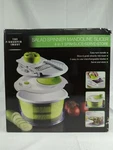 Sharper Image 4-IN-1 Salad Spinner Mandoline Slicer New, Open Box.. Fixed Price $25.00.