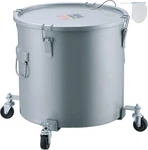 Vevor Fryer Grease Bucket, 16 Oil Disposal Caddy Gallon, Silver Gray. Fixed Price $157.99.