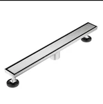 60" Inch Linear Shower Brushed Flat & Tile Insert Nickel Cover Neodrain. Fixed Price $71.49.