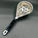 Aeternum Italy Stainless Steel Colander Handle Strainer Pasta Scoop 17" W7. Fixed Price $16.99.