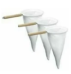 Cloth Coffee Strainer. Wood Handle With Metal Ring. Pack 3 Micasa. Fixed Price $16.99.