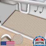 Canivi 31X22 Silicone Under Sink Mat Kitchen Laundry Cabinet Protector Waterproo. Fixed Price $36.59.