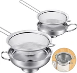 4 Pack Stainless Steel Funnels With Fine Mesh Strainer Household Kitchen Canning. Fixed Price $37.95.