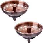 Copper Kitchen Sink Strainer Basket, 2 Pcs Stainless Steel Antique D. Fixed Price $26.05.