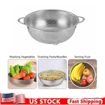 Prioritychef Colander, Stainless Steel Kitchen Strainer For Washing Rice Silver. Fixed Price $12.90.