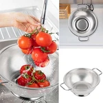 9 Inch Stainless Steel Colander Strainer Drainer With Handle For Kitchen Tool. Fixed Price $11.46.