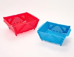 Kuhn Rikon 2 Piece Folding Colander Baskets Red/blue K65360 Qvc Storage New. Fixed Price $11.47.