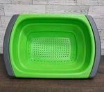 Progressive Prepworks Colander Collapsible, Strainer Over The Sink Green 6 Qt. Fixed Price $14.89.