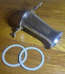 Victorio Strainer Model 200 Replacement Fine Mesh Screen With Two Rubber Gaskets. Fixed Price $19.95.