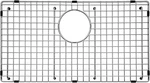 Serene Valley SVH2315R Sink Bottom Grid 23X14.5 Rear Drain Stainless Protector. Fixed Price $43.98.