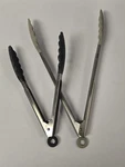 Tovolo Elements Silicone Tongs Set Of 2 Stainless Steel Kitchen Cooking. Fixed Price $12.99.