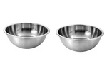 2-PACK Winco 8 Qt Stainless Steel Mixing Bowls Commercial Kitchen Prep. Fixed Price $16.99.