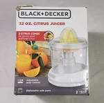 Black+decker 34OZ Electric Citrus Juicer CJ625 - Smoothies, Mixed Drinks New. Fixed Price $22.95.