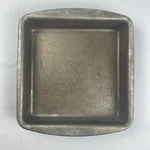 Doughmakers 9"X Commercial Grade Aluminum Cake Baking Pan Good Patina. Fixed Price $19.87.