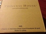 Princess House Specialty Press & Chop Food Processor New 345. Fixed Price $27.50.