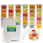 Freshware Food Storage Containers 50 Set 16 Oz Plastic Deli With.... Fixed Price $25.69.