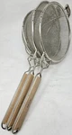 Alegacy Stainless Steel Medium Double Mesh Strainer 9IN Bowl Qty 3. Fixed Price $49.99.