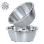 304 Stainless Steel Microporous COLANDER,2QT Large Capacity With Mixing Bowl .... Fixed Price $32.55.