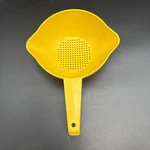 Vintage Tupperware #1200-2 Sunshine Yellow Quart Strainer Colander With Handle. Fixed Price $11.25.