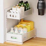 Hairealm 2-TIER Under Sink Organizer Adjustable Height Kitchen Bathroom Pantry. Fixed Price $67.08.